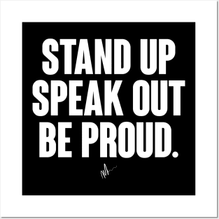 Stand.Speak.BeProud Alternate Posters and Art